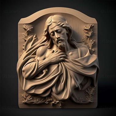 3D model jesus (STL)